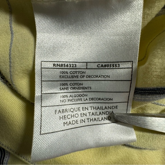 Nike Golf Mickey Mouse yellow striped polo size L‎ - Picture 8 of 10